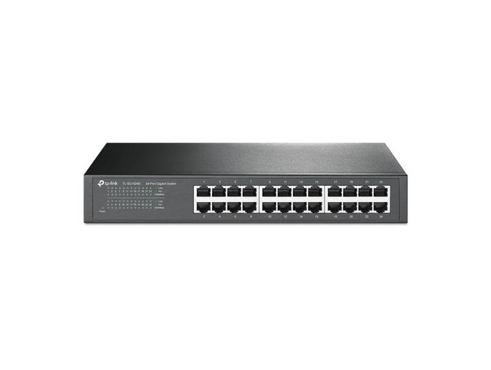 TP-LINK TL-SG1024D, Non-géré, Gigabit Ethernet (10/100/1000), Full duplex, Grille de montage