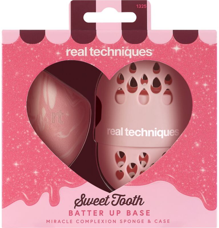 Real Techniques Sweet Tooth Better Up Base éponge à maquillage + emballage