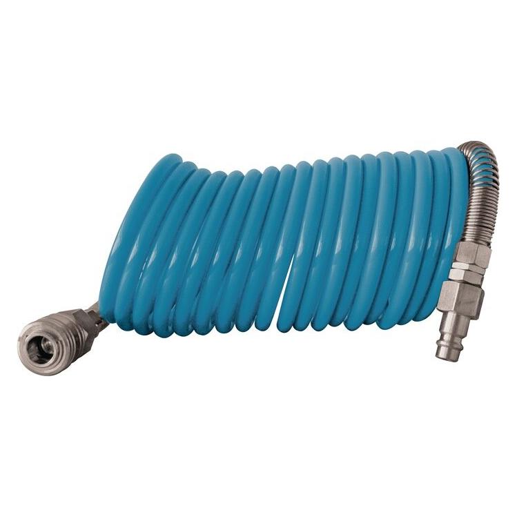 EWO Spiralschlauchset Innen-Ø 4 mm Aussen-Ø 6 mm Länge 2,5 m Kupplung DN 7,2 (E40970)