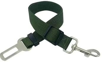 Useful Little Things Universal Adjustable Car Safety Seatbelt Tether For Dogs And Cats army Green