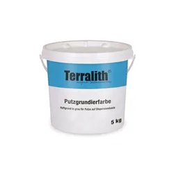Terralith Buntsteinputz Grundierung -5 kg- farbig, Farbe: grün