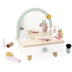 JANOD Tischfrisiertisch Einhorn – Kreatives Styling-Spielzeug zur Förderung von Fantasie und Motorik ab 3 Jahren