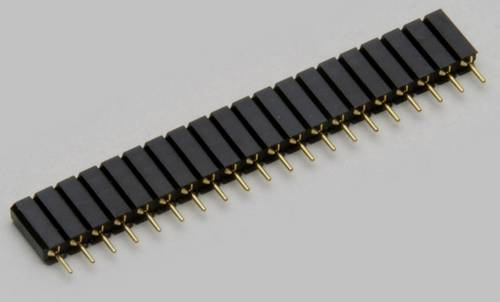 TRU COMPONENTS Buchsenleiste (Präzision) Anzahl Reihen: 1 Polzahl je Reihe: 16 TC-2506458