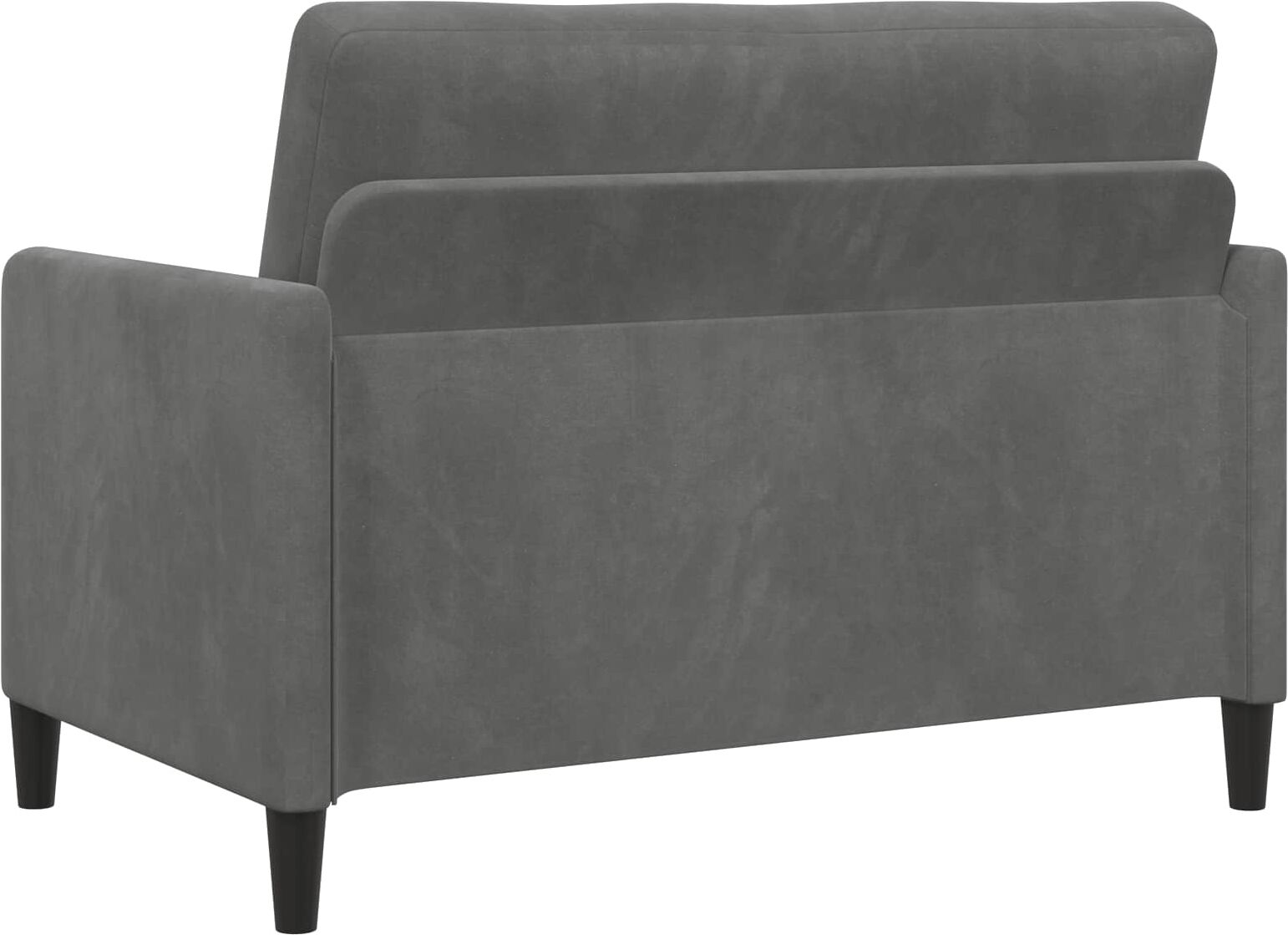 vidaXL Canapé avec rangement 2 pc Gris foncé Polyester
