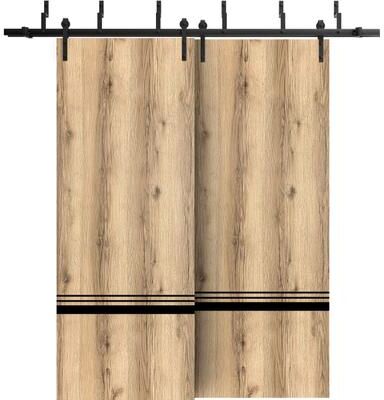 SARTODOORS Planum 0012 Oak Wood Barn Bypass Doors