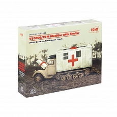 ICM - V3000S/SS M Maultier with Shelter - WWII German Ambulance Truck - 1:35 306865