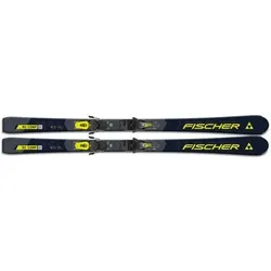 FISCHER Herren Racing Ski RC COMP TPR + RS 10 PR, Größe 160 in Schwarz Schwarz