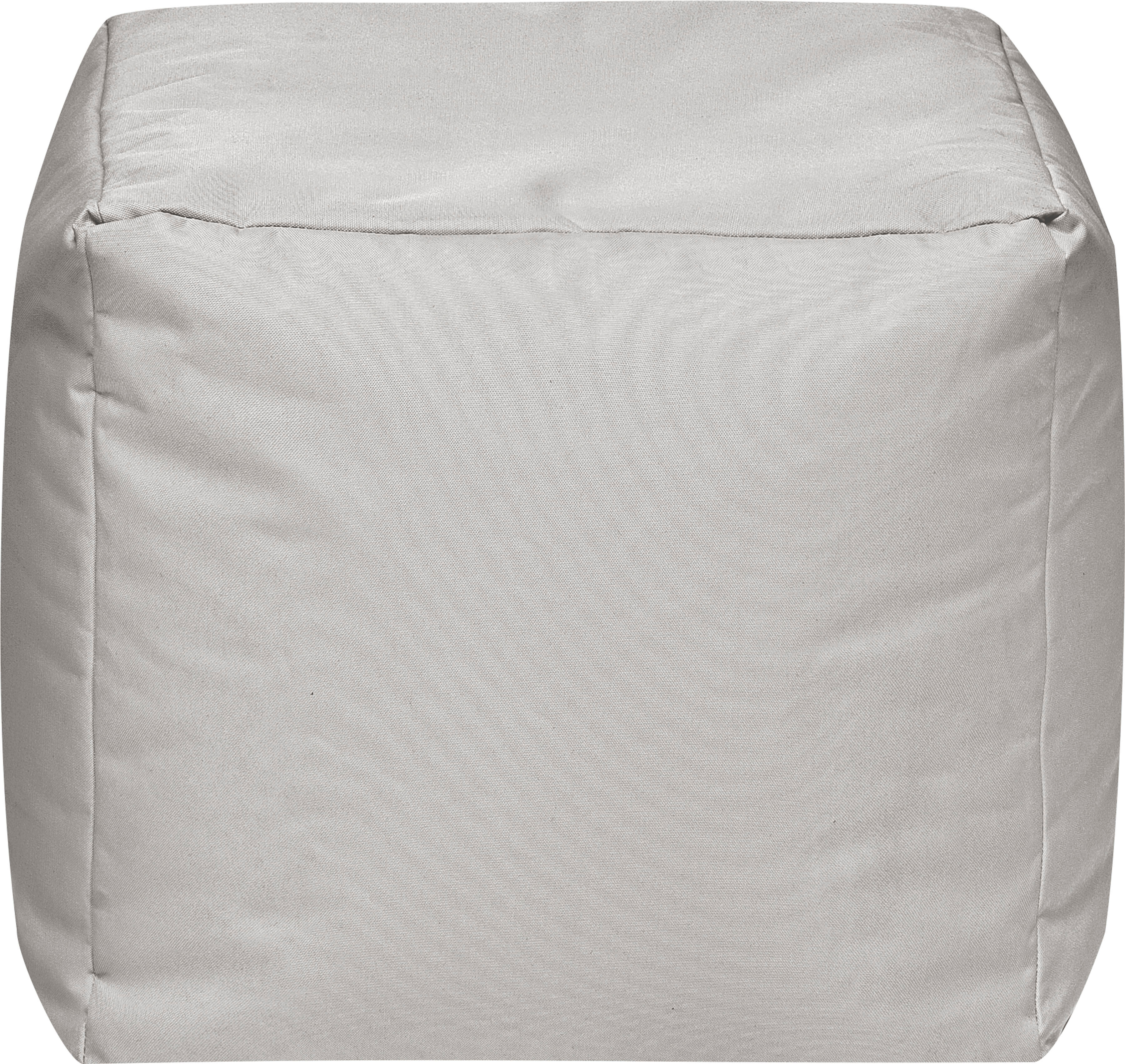 Sitzsack MAGMA HEIMTEX "Cube SCUBA", grau, B:40cm H:40cm, Bezug: 100% Polyester, Sitzsäcke, Sitzsack