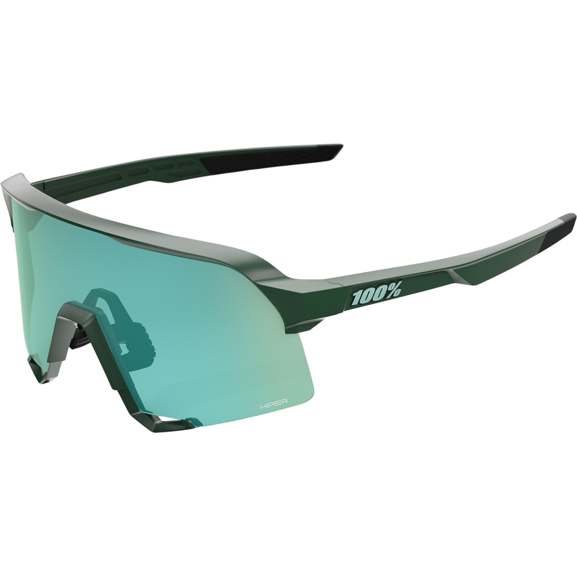 100% S3 Hiper Sportbrille Sportbrillen & Sportsonnenbrillen gruen Trailrunning | Mountainbike | Rennrad