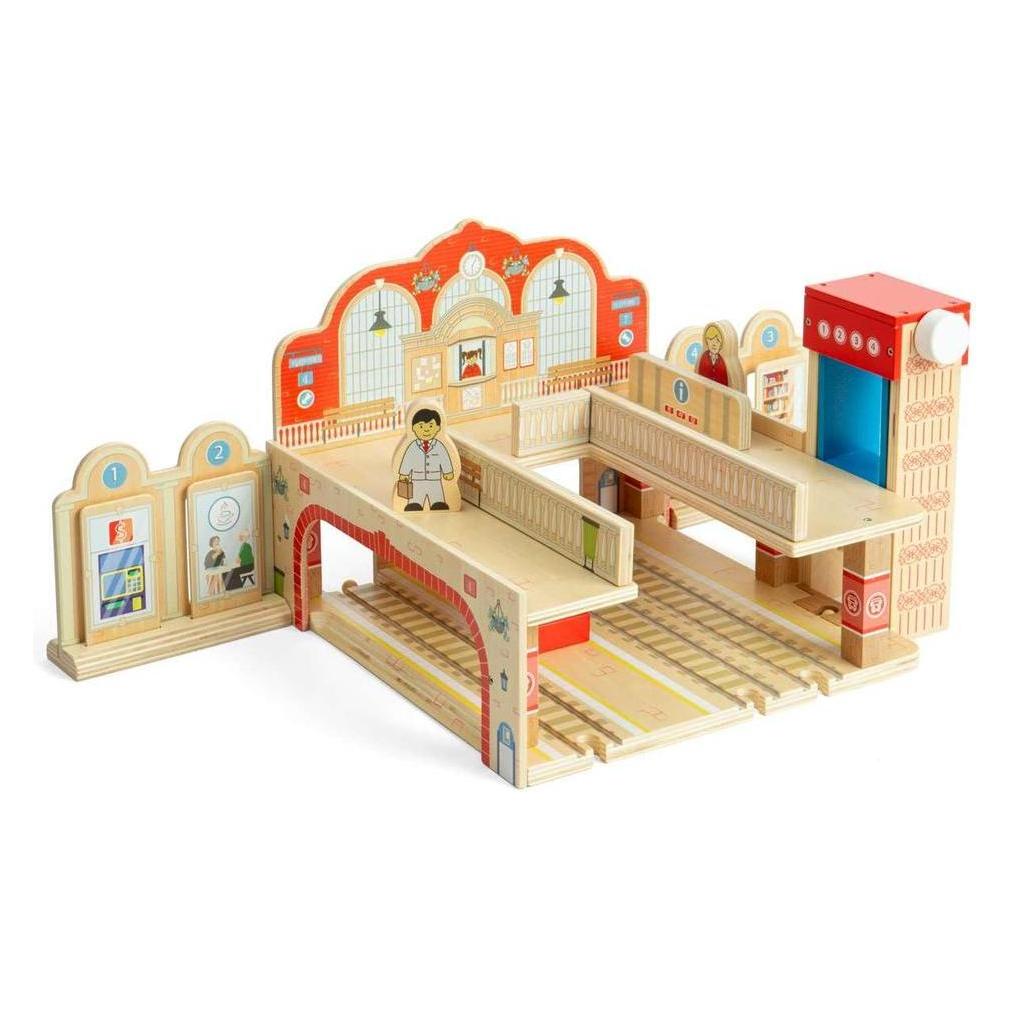 Bigjigs Holzspielset "Grand Central Station" (BJT613)