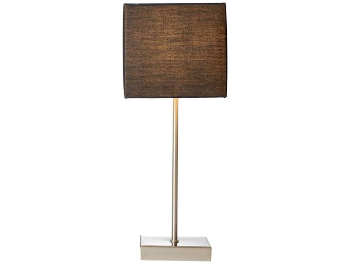 Brilliant Tischleuchte Aglae 94873/63, Anthrazit, Metall, E14, 16.5x42.5x16.5 cm, Lampen & Leuchten, Innenbeleuchtung, Tischlampen