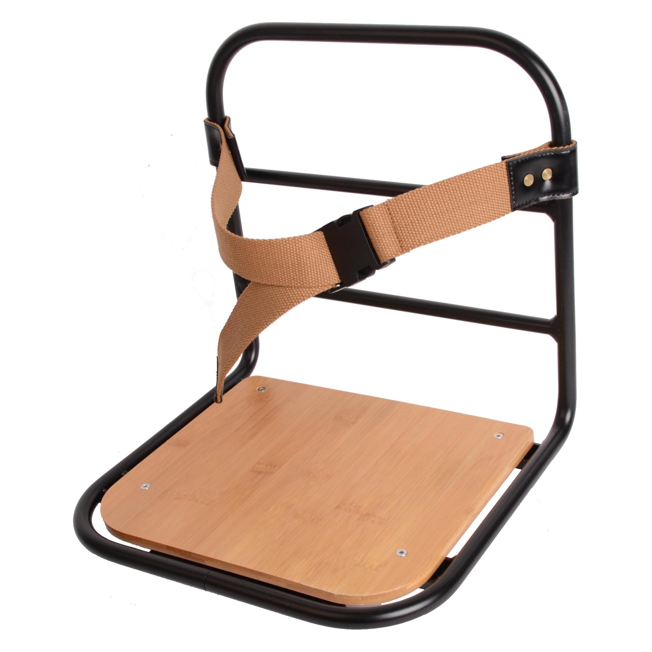Atran Velo atranvelo Bikkel IBee Cidade JoBag Vorderradträger + brauner Riemen (1756-71)