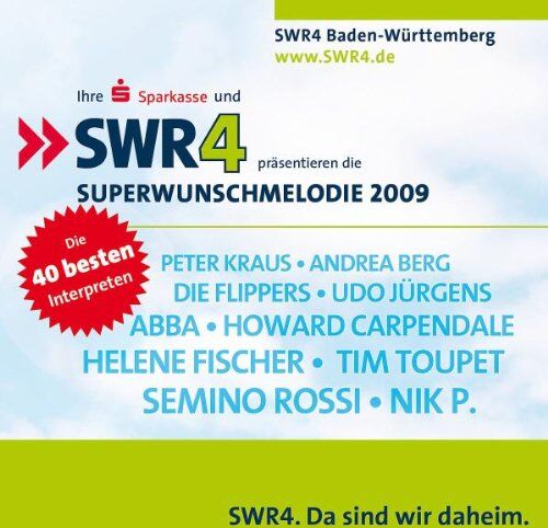 Various - Swr4 Superwunschmelodie 2009 - Preis vom 04.10.2026 03:51:26 h