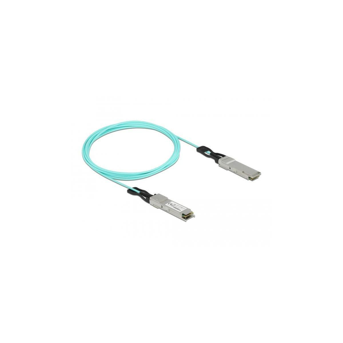 Delock Actieve optische QSFP+ kabel, 3 meter, mannelijk/mannelijk