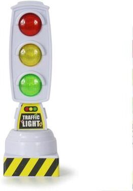 United Electric Light & Music Kids Traffic Light Toy Educational Traffic Signal Model For Pretend Play white