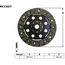 TRW, Motorrad Zubehör, ZF Kupplungsscheibe BMW K 1200 RS 97-05, K 1200 GT 01-05