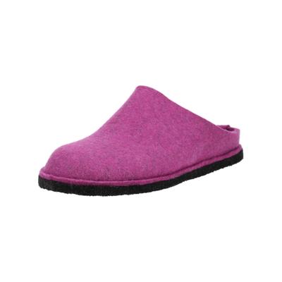 Hausschuh HAFLINGER "Haflinger Hausschuhe Filz", Damen, Gr. 39, pink (lila), Filz, Schuhe Hausschuh