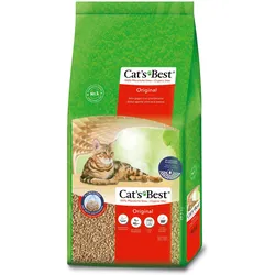 Cat's Best Öko Plus Katzenstreu (Biologisch abbaubar, Klumpend, Schnell absorbierend, 40 l), Katzenstreu