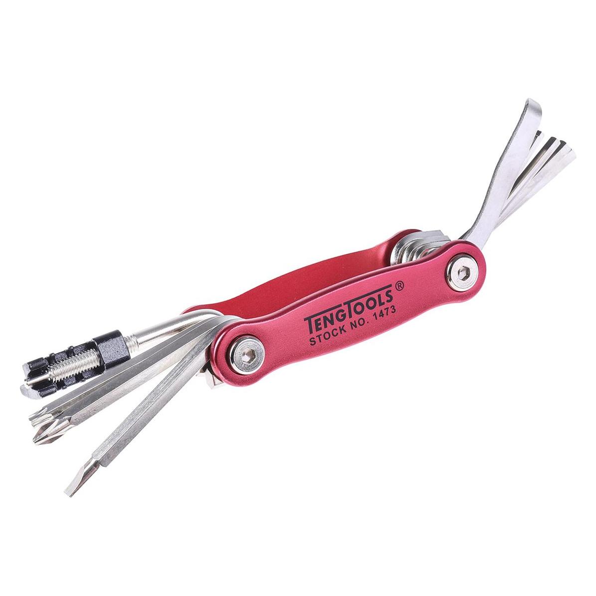 Teng Tools Fahrradsatz Werkzeugsatz, Koffer 11-teilig (1473)