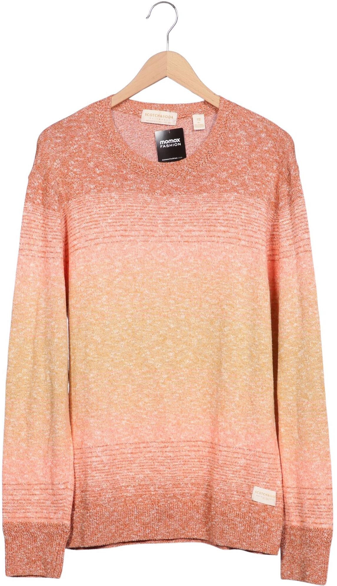 Scotch & Soda Herren Pullover, Orange, Gr. XL, Baumwolle / Synthetik - Second Hand