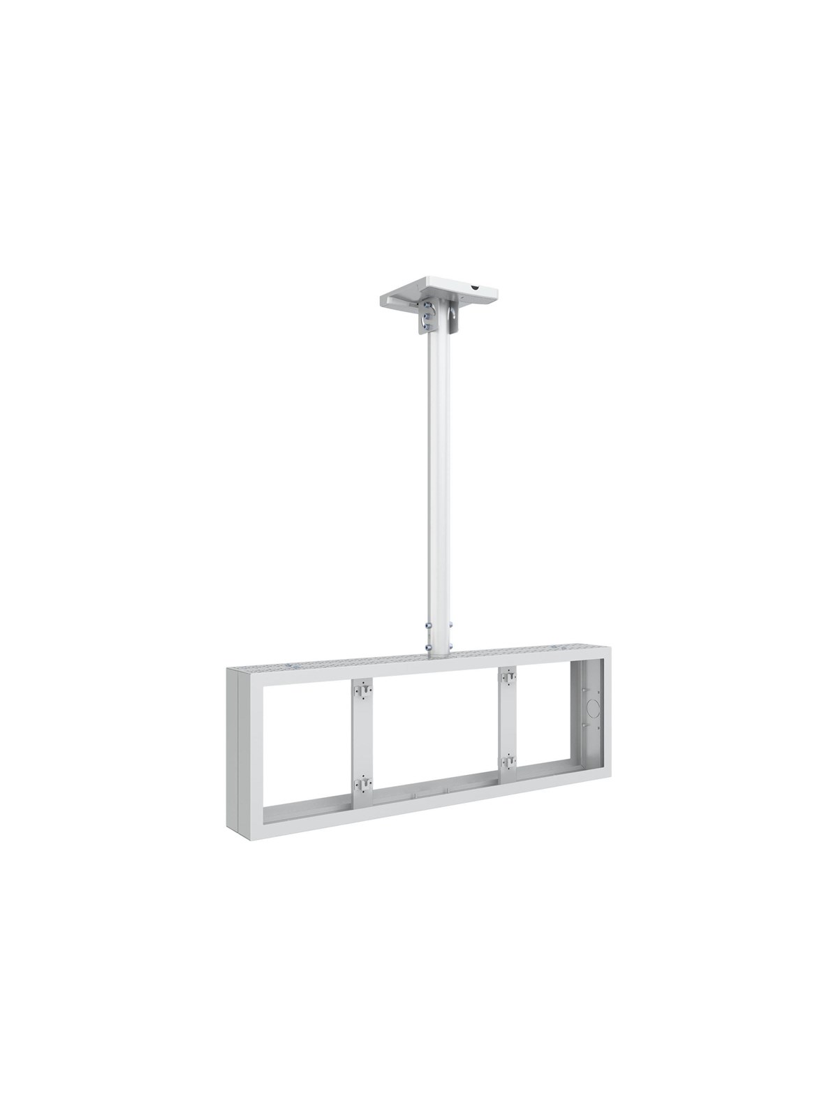 Multibrackets M Pro Series enclosure - back-to-back - for digital signage display - universal theft protect - white RAL 9005 - Max 25 kg - recommended for 37"