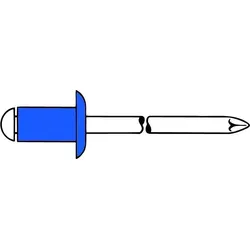 GESIPA Blindniete Stinox - Flachrundkopf - 5x10 - Klemmbereich 4-6 mm
