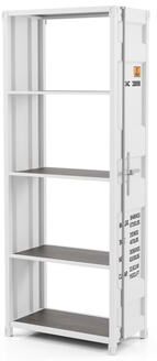 Furniture of America Carnsile Contemporary Open Back 4-Shelf Bookcase