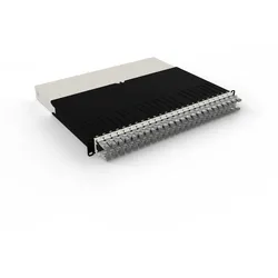 PATCHBOX Cat.6a STP Box - 8RU / STP / Grey - 0,8 m