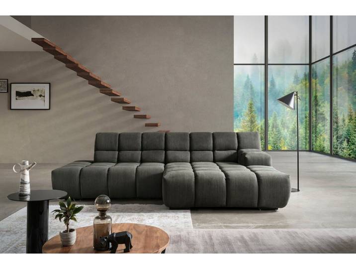 designwerk Ecksofa Cielo L-Form, Design und aufwendige Detailverarbeitung, mit Sitztiefenverstellung