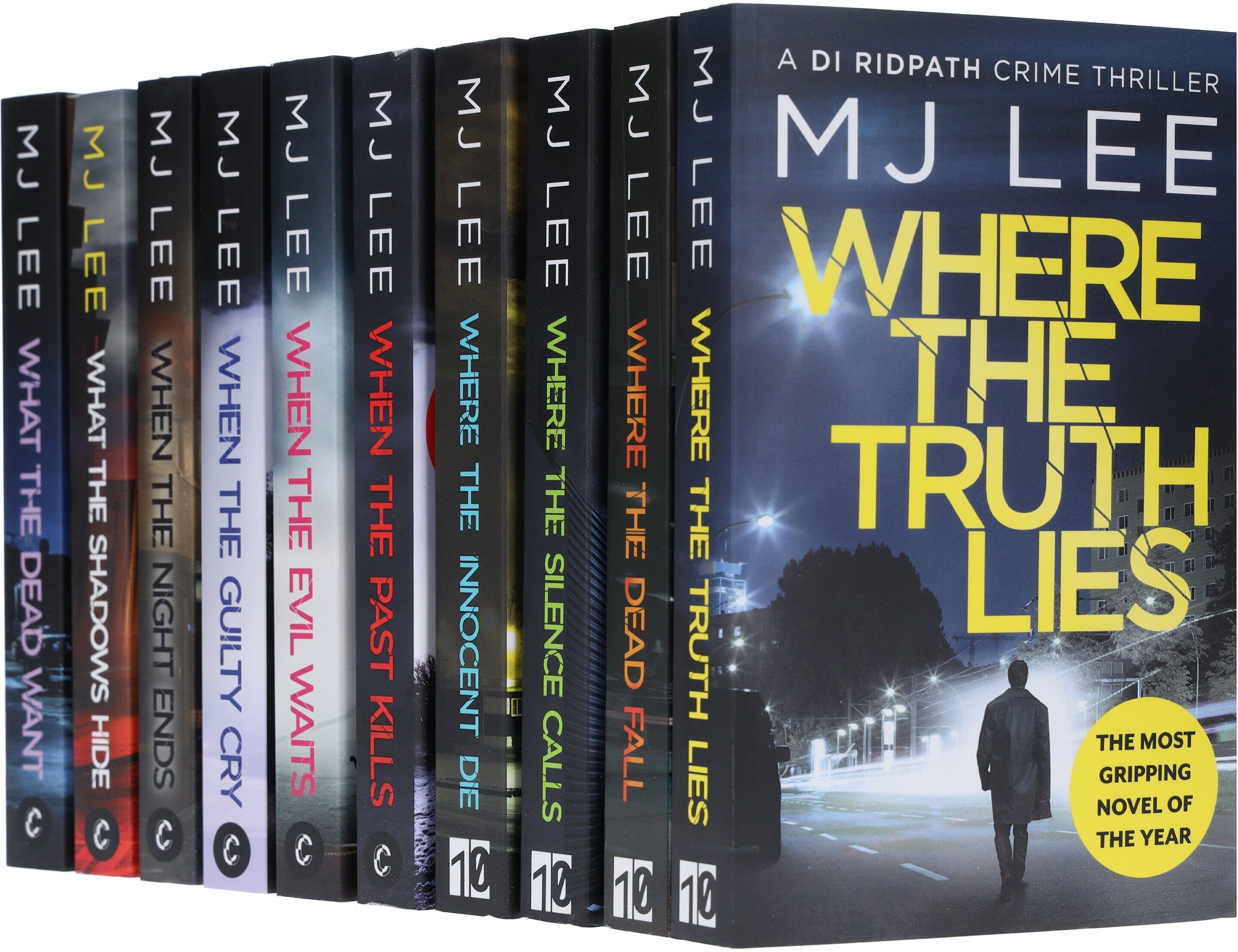 DI Ridpath Crime Thriller Series Collection By M J Lee 10 Books Set - Fiction - Paperback Canelo
