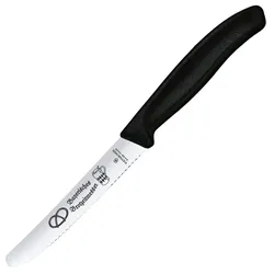 VICTORINOX Gemüsemesser Swiss Classic Bayerische Brotzeit silber, schwarz