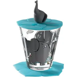 Leonardo Wasserglas Bambini - Elefant 3tlg. Glas Transparent Klar