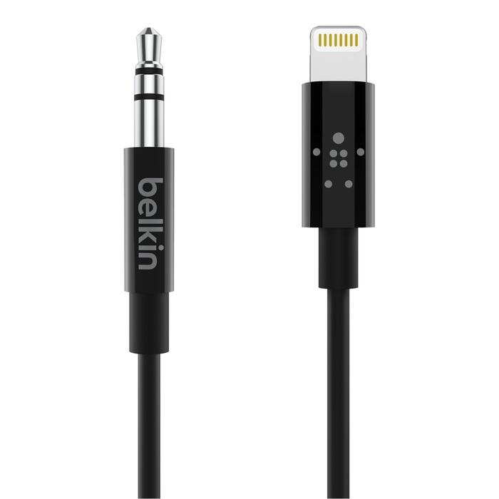Belkin 3,5-mm-Klinken-Audiokabel mit Lightning Connector AV10172BT03-BLK