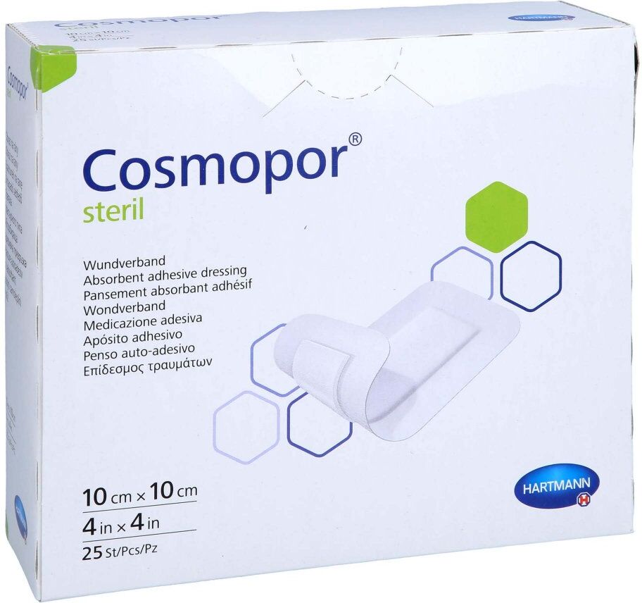Cosmopor Steril 10x10 Cm 25stk
