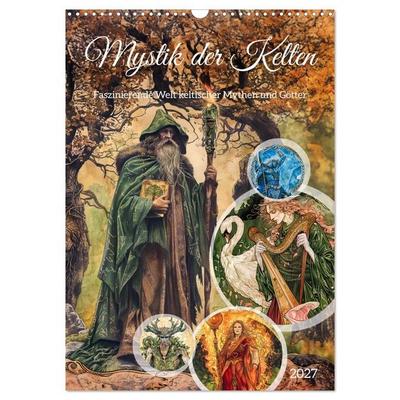 Mystik der Kelten - Faszinierende Welt keltischer Mythen und Götter (Wandkalender 2027 DIN A3 hoch), CALVENDO Monatskalender