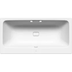 Kaldewei ASYMMETRIC DUO Badewanne, 1800x900 mm, alpinweiß, Invisible Grip, mit Griffloch
