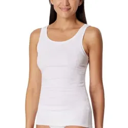 Schiesser Pure Rib Organic Cotton Top Weiß 38 Damen