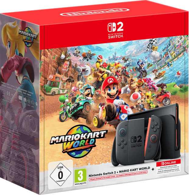 Nintendo Switch 2 met Mario Kart World en 3 maanden Nintendo Switch Online