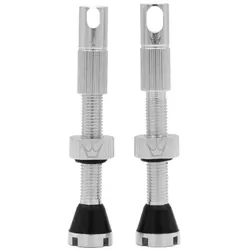 PEATY ́S x Chris King Tubeless Ventil Set (MK2) silver 60 mm