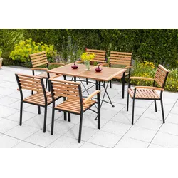 Merxx Schlossgarten Set 7tlg. Klapptisch
