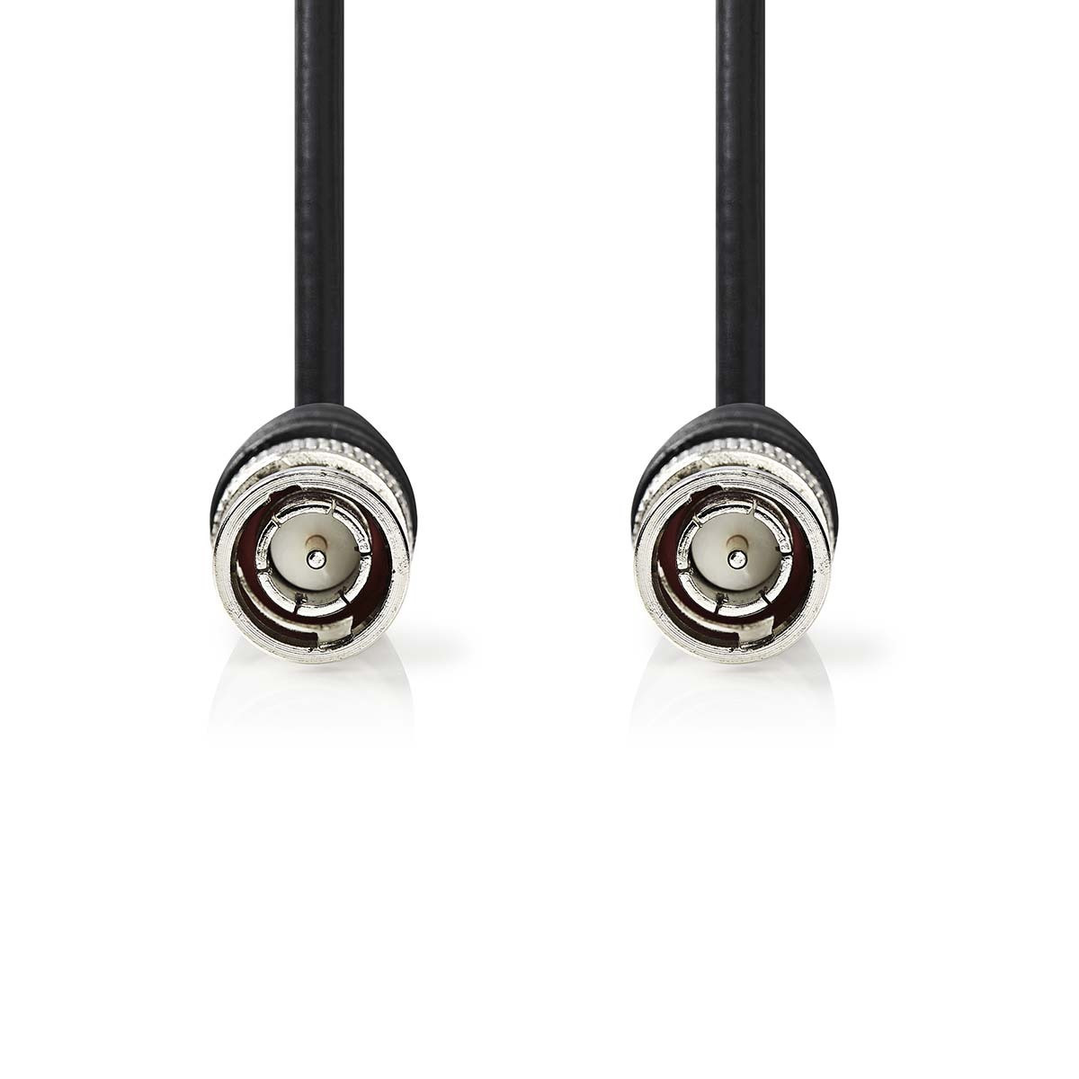 Nedis CVGL01000BK50 BNC-kabel, 5 meter, zwart