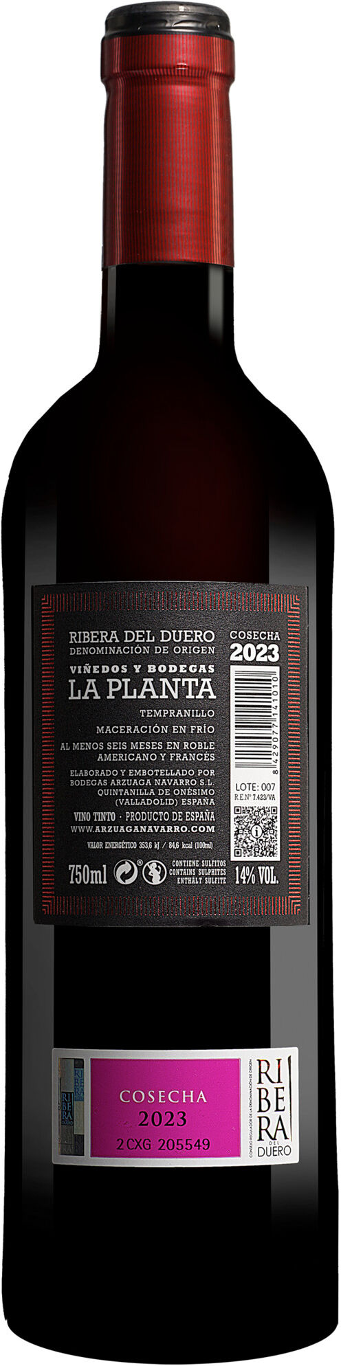 Arzuaga La Planta 2023 14% Vol. Rotwein Trocken aus Spanien