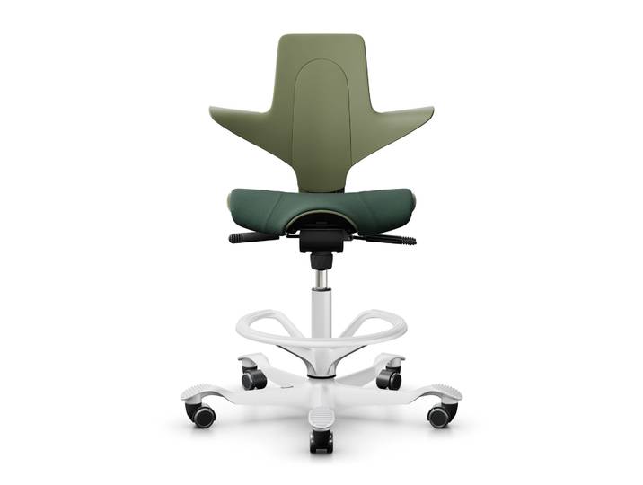 Counter stool HAG Capisco Puls 8020, Green/White, New, Bar stool - Practical & comfortable