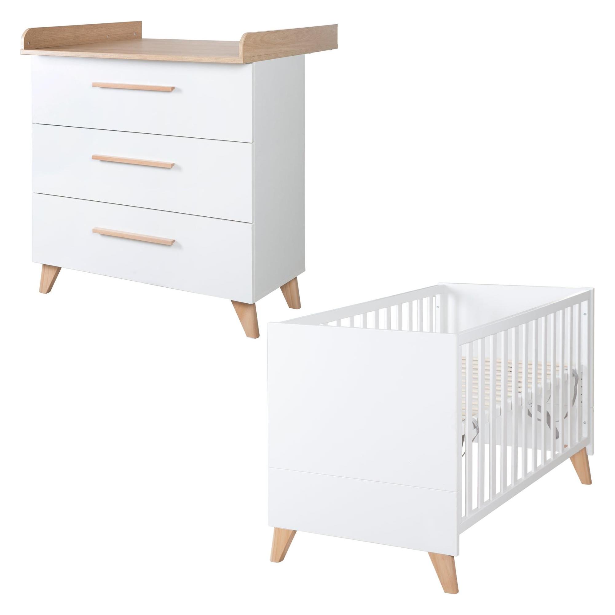 Roba Kinderzimmerset Leon (Babybett, Wickelkommode) (1014866)