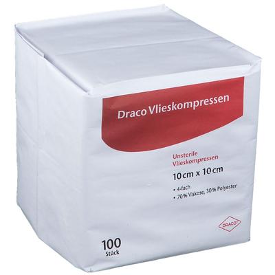 Vliesstoff-Kompressen unsteril 10x10 cm 4fach 100 St Kompressen