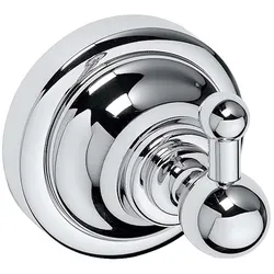 Brillantbad BETRO CHROM Kleiderhaken Messing Chrom 65x65x65 mm für Bad & Küche >> zum Bohren