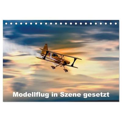 Modellflug in Szene gesetzt (Tischkalender 2027 DIN A5 quer), CALVENDO Monatskalender