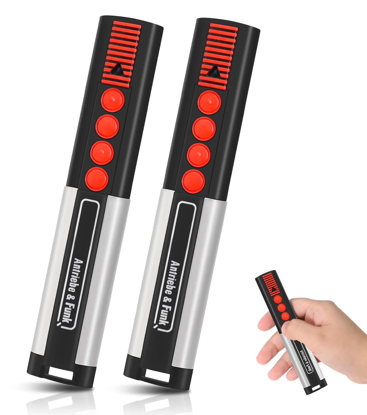 Selius 868 MHz afstandsbediening voor garagedeur, 4-kanaals handzender (2 stuks)
