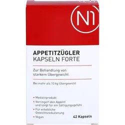 N1 Appetitzügler Kapseln Forte 42 ST