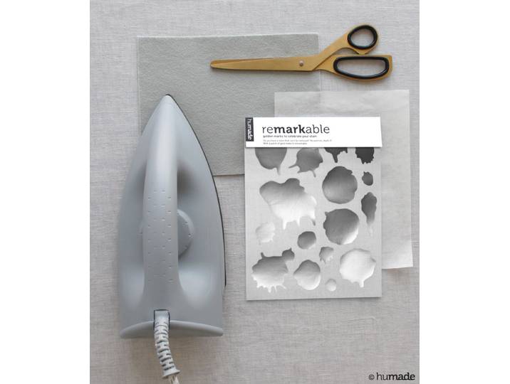 ReMark DIY Flecken zum Aufbügeln Silber 16 Stk.